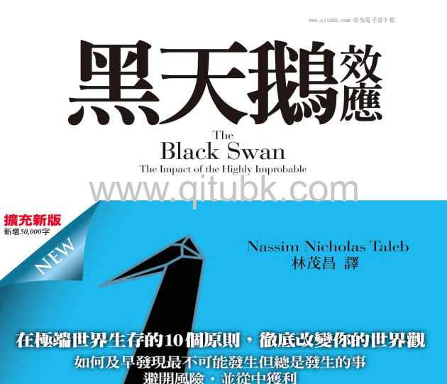 黑天鵝效應.pdf電子書下載（納西姆 · 尼可拉斯 · 塔雷伯 (Taleb, Nassim Nicholas) 著）