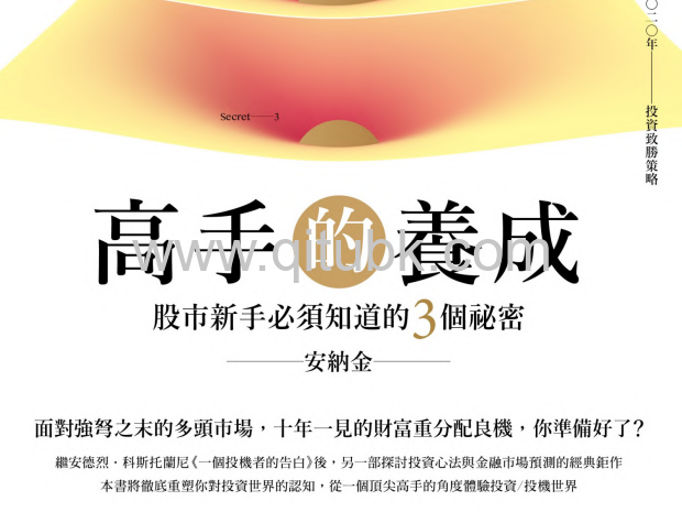 高手的養成.pdf電子書下載（安納金 著）：股市新手必須知道的3個祕密