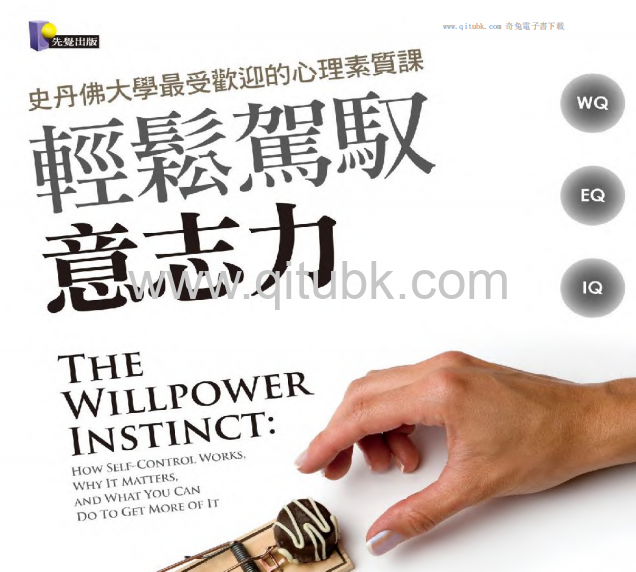 輕鬆駕馭意志力.pdf電子書下載（凱莉 · 麥高尼格 (Kelly McGonigal) 著）：史丹佛大學最受歡迎的心理素質課