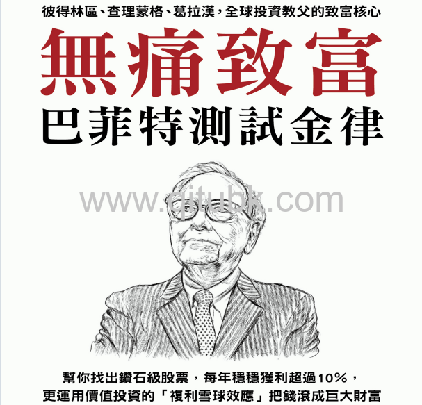 無痛致富.pdf電子書下載（佛裏曼投資顧問團隊 (Freeman Publications) 著）：巴菲特測試金律